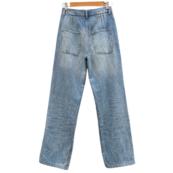 Triarchy Ms. Keaton Farmstand Baggy Jeans Blue Recycled & Organic Cotton - Sz 25 - Picture 8 of 14